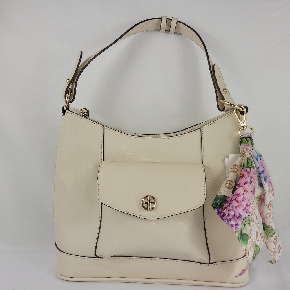 Giani Bernini Bark Leather Hobo